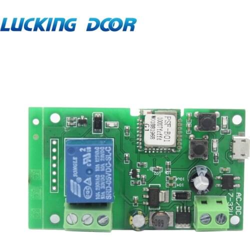 DC 7v-32V Smart Home jog self-locking Wifi Wireless Remote Control Timer Switch Module for IOS/Android