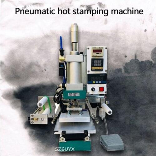 WH-T01 pneumatic hot stamping machine leather wood LOGO brand machine hot stamping tools