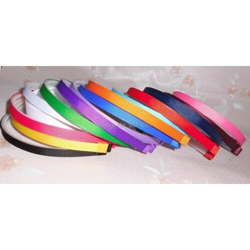 1cm Grosgrain ribbon lined covered with teeth Headbands DIY Headdress accessories 50pcs