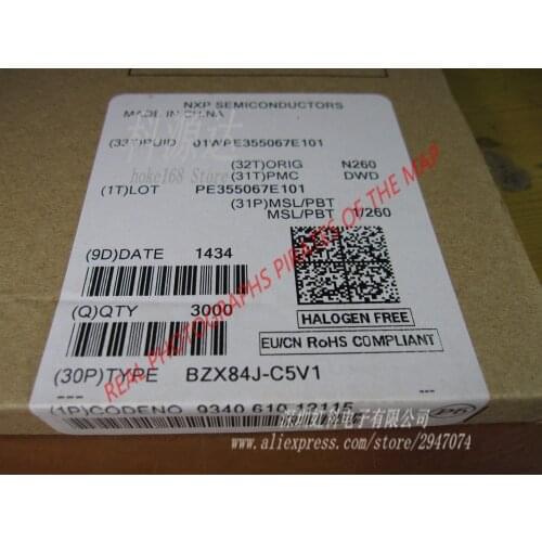 100pcs/lot BZX84J-C5V1 SOD-323 BZX84J In Stock