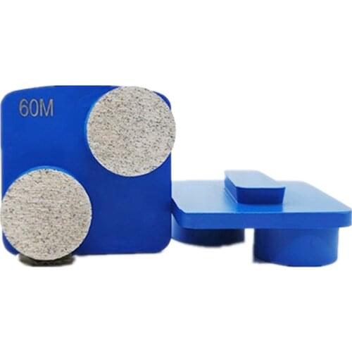 GS99 Redilock Concrete Polishing Tools Double Round Segments Diamond Grinding Shoes Concrete Floor For Scanmaskin Grinder 12PCS