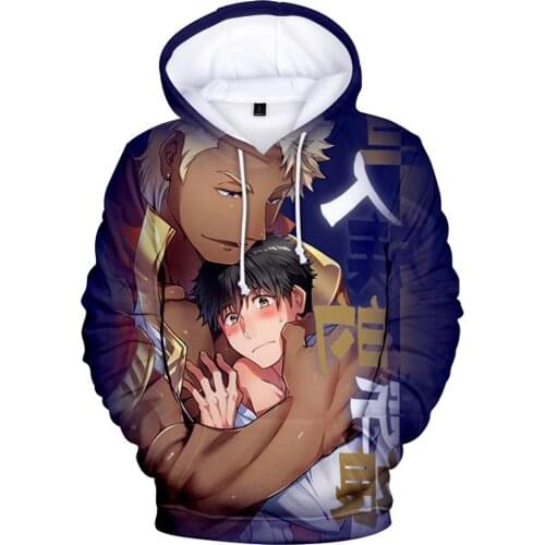 2021 3D Print Caius Lao Bistail Sweatshirt Boy girl Anime Sweatshirt Cartoon Tracksuit Unisex Sweatshirt Children Anime Clothes