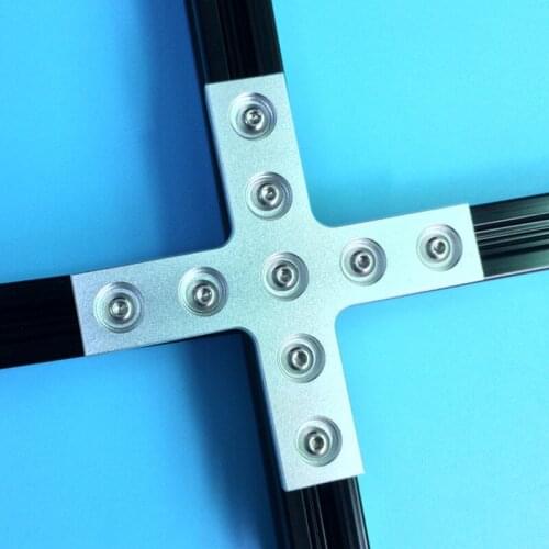 3D Printer Accessories 2020 Aluminum Profile X type Connecting Plate 2020 Plate Angle Bracket Connecting Bar Aluminum Bracket