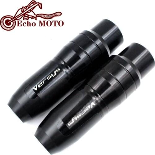 For KAWASAKI Versys650 Versys1000 Versys 650 1000 Motorcycle CNC Frame Crash Pads Exhaust Sliders Crash Protector With logo 5.0