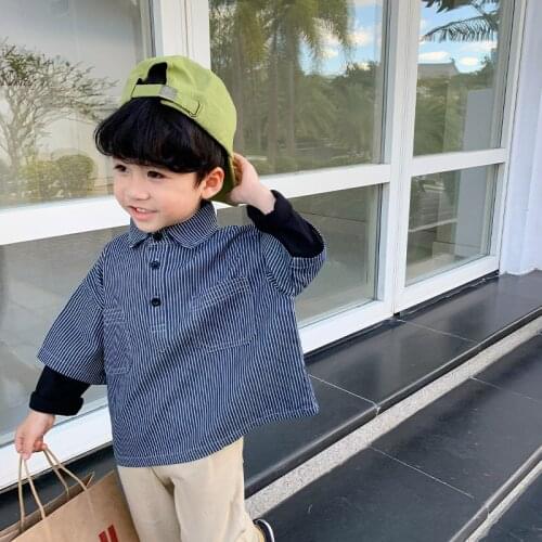 Loose Spring Summer Boys Blouses Shirts Kids Children Clothing Top Overcoat Costume Sport Beach Cotton School High Quality