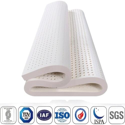 Flat Model Latex Mattress 5CM Thickness Tatami Mat Cervical Vertebra Neck Body Protector Single Double Twin Queen Size Mattress