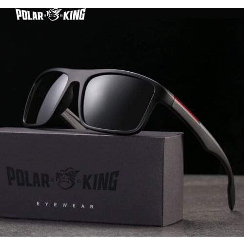 Polarking Brand New Sunglasses Men Polarized Classic Vintage Square Luxury For Man Fishing Woman Sun Glasses Shades UV400 Lens