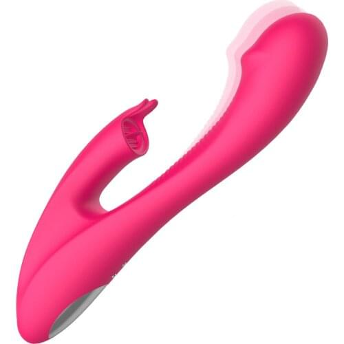 Heatable Dildo Vibrator Oral Licking Rabbit Vibrator Clit Sex Toys for Women G-spot Pussy Stimulator Flirting Adult Product