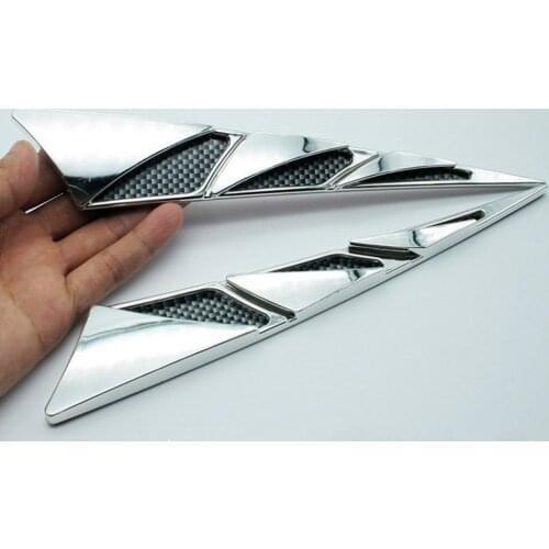 New Car Auto Side Air Outlet Air Intake Sticker Hood Decorative Air Outlet Exterior Accessories High Quality Durable Practical