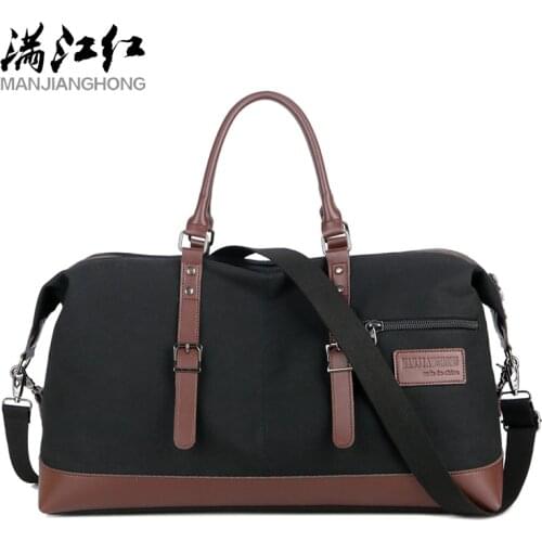 2020 New Design Man Travel Handbag High Quality Cotton Canvas Female Handbags Big Storage Leisure Business Men Shoulder Bags