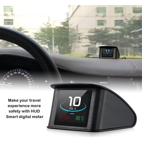 OBD2 Scanner Diagnostic Tool within Smart Digital Speedometer speed fuel consumption