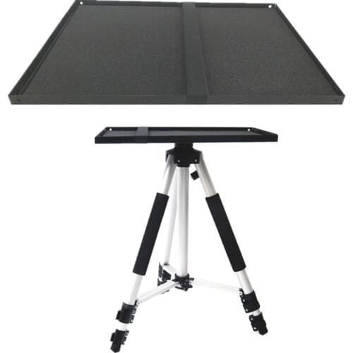 Laptop Notebook Pallet Projector Tray Holder for 1/4" to 3/8" Screw Tripod Stand Mount for Stage Meeting Room Classroom Lecture