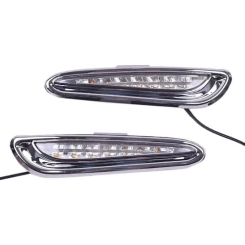 For Car turn signal anti fog lamp 2 color daytime driving LED Mazda 3 Axela DRL 2010-2013