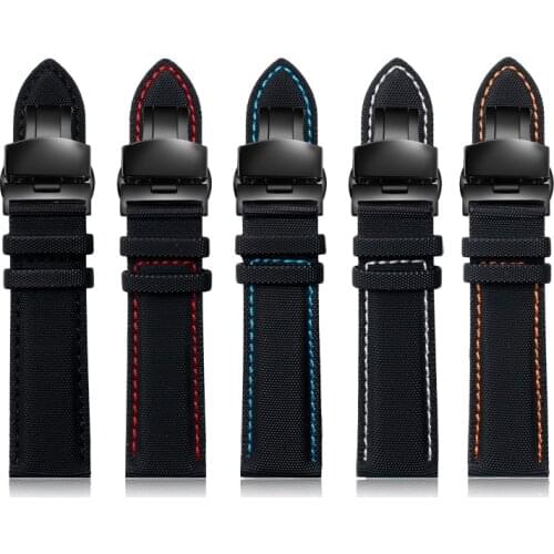 Nylon Texture watchband for 0mega 007 Mido brand wristband waterproof bracelet male 20mm 21mm 22mm 23mm 24mm watch strap