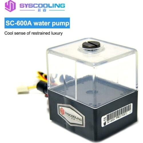 SYSCOOLING SC-600A Water-cooled Circulation Pump Water Cooler Water Tank Integrated Cooling Computer Components 150ml 400L / H