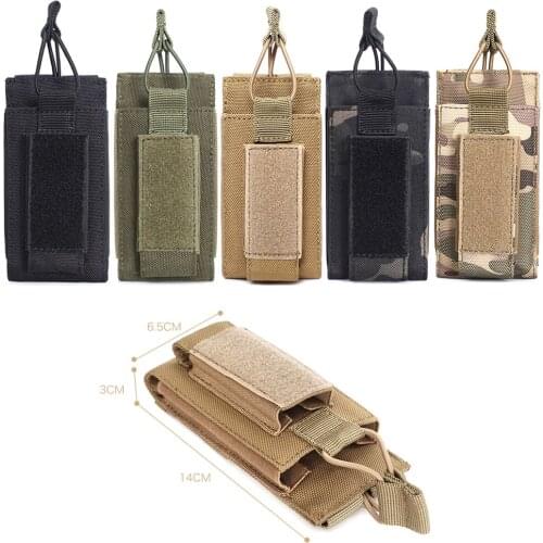 Molle Magazine Holder Pouch Outdoor Camping Hunting Vest Waist Belt Bags Nylon Survival Gear Accessories Storage Case 2020 New