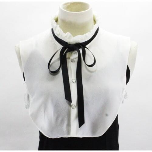 Beautiful Wave Detachable collars Women Costume Decorate African False Collar Cotton Fabric Detachable Collars Colorful Shirt
