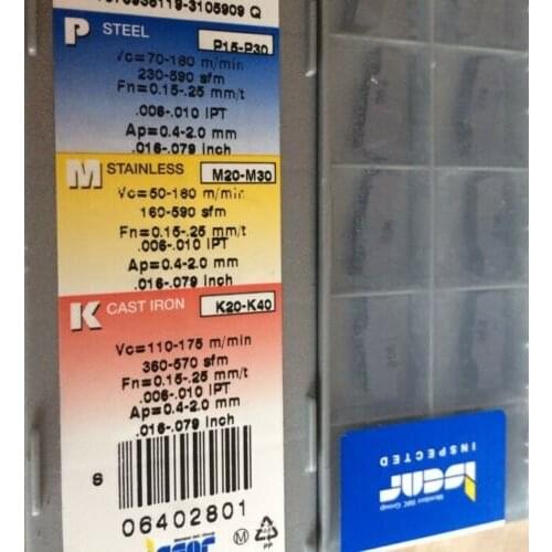 10 PCS CARBIDE INSERT GIFI5.28-0.20 IC8250