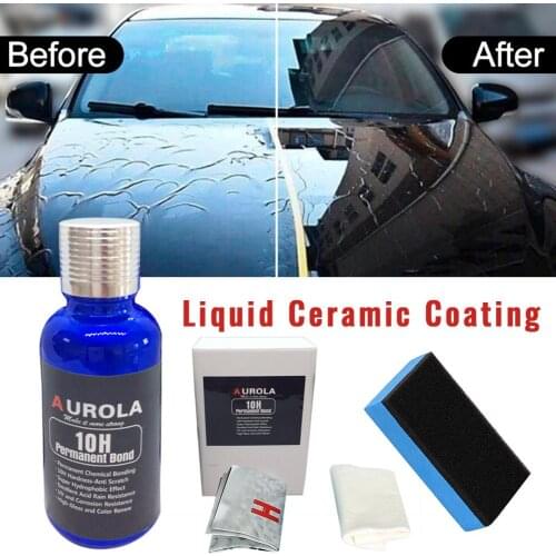 10H Car Nano Liquid Ceramic Coating Kit Automotive Anti Scratch Glass Coating Paint Sealant Protection Super Hydrophobic 30ML