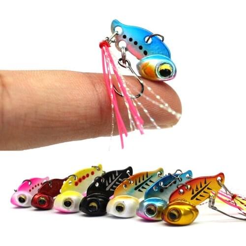 2Pcs Mini VIB Fishing Lure Lead Copper Metal Lure Hard Crankbait Wobber 3g/6g Artificial Bait Carp For Fishing Peche Tackle