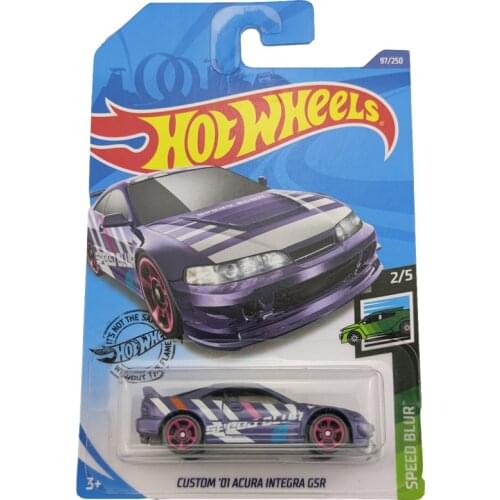 2020-97 Hot Wheels 1:64 Car CUSTOM01 ACURA INTEGRA GSRMetal Diecast Model Car Kids Toys Gift
