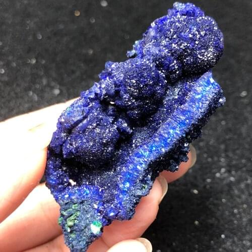 53.1gMalachite blue copper crystal mineral stone decoration crystal healing energy geology teaching collection jewelry