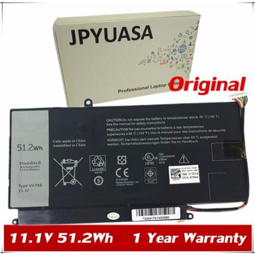 7XINbox 11.1V 51.2Wh Original VH748 Laptop Battery For Dell V5560 V5460 V5460D V5470 V5480 14-5439