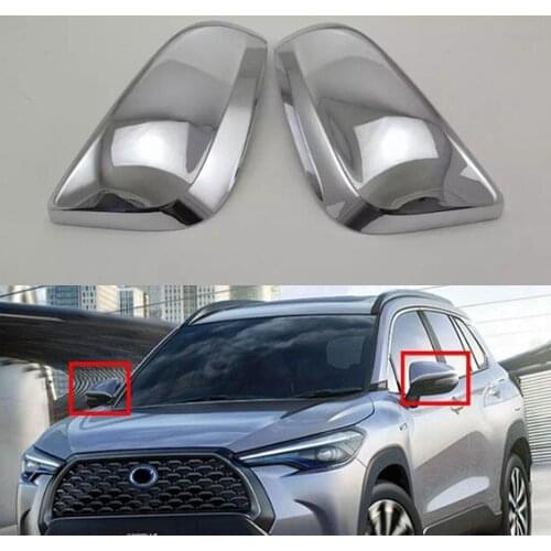 ABS NEW Car Styling For Toyota Corolla Cross 2020 2021 Exterior Side Rear View Mirror Cover Trim Accessories