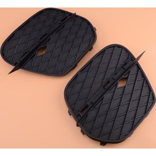 ABS Closed Grid Front Pair Bumper Lower Grille fit for BMW X5 E70 2011 2012 2013