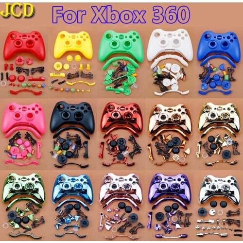 JCD Wireless Game Controller Plastic Hard Case Gamepad Protective Shell Housing Cover W/ Buttons Analog Stick For XBox 360