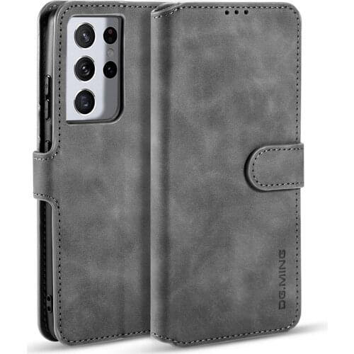 Retro oil PU Leather Phone Cover Fundas for Samsung Galaxy A6 A7 A8 A9 J6 2018 A8 Plus A9S A10 A20 A30 M10S A50 A750 Case
