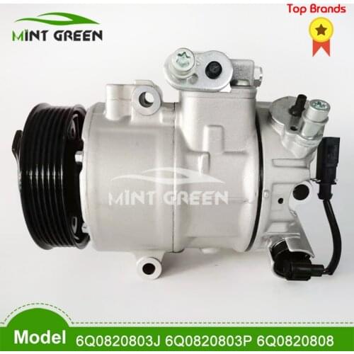 For Skoda Fabia ROOMSTER Volkswagen POLO SEAT IBIZA AUDI AC Compressor 6Q0820808B 6Q0820808D 6Q0820808F 6Q0820808FX 6Q0820808