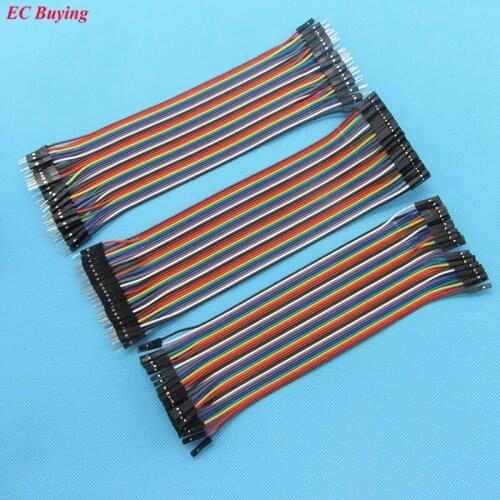 Dupont line 120pcs 20cm male to male + male to female and female to female jumper wire Dupont cable