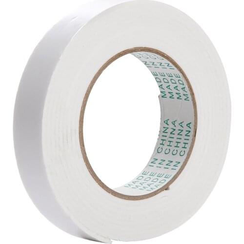 18mm x 3m Double Sided Strong Self Adhesive Stick Foam Tape Roll Mounting Fixing