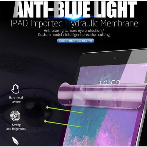 Sunshine SS-057PB Anti-blue light Flexible Hydraulic Films for IPAD screen protection Max 14inch SS-890C Machine Cutting
