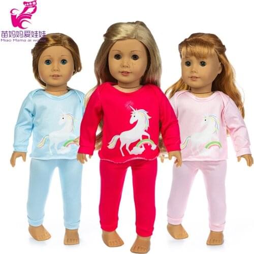 Baby New Born Doll Clothes Set for 18 Inch Doll 43cm Baby Doll Clothes 45cm American Doll Clothes Wear