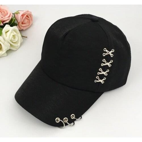 Korean version of the new summer baseball cap metal buckle sun protection cap cap cap men and women personality tide cap