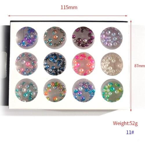 TC203 The 12-Color Box With Various Styles And Colors Can Be Used To Make Filling Manicure By Dropping Glue