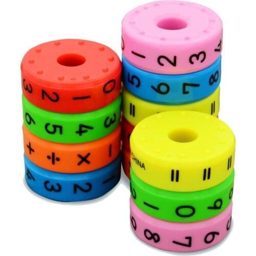 6Pieces Magnetic Montessori Learning Creative Arithmetic Teaching Numbers DIY Assembling Puzzles Early Learning Educational Toys