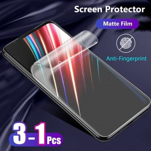 Matte Soft Hydrogel Film For ZTE nubia Red Magic 5G Lite Play No Fingerprint Frosted Game Full Cover Screen Protector No Glass