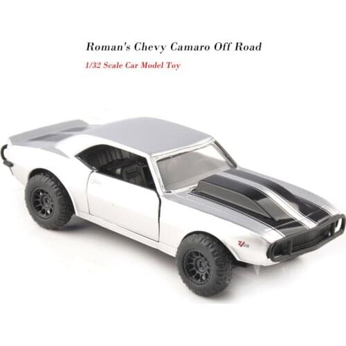 JADA CARS 1/32 Fast and Furious Cars Romans Chevy Camaro Simulation Metal Diecast Model Cars Kids Toys