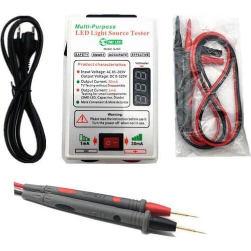 New GJ3C 0-330V Smart-Fit Voltage TV LED Backlight Tester Current Adjustable Laptop Lamp Beads Test Detect Repair Tool