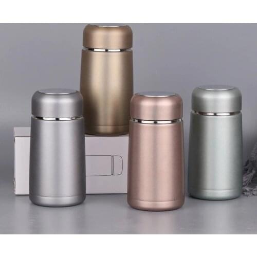 New Mini Cute Coffee Vacuum Flasks Thermos 300ml Capacity Portable Stainless Steel Travel Water Bottle Thermoses School Office