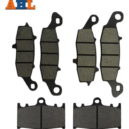 AHL Motorcycle Front and Rear Brake Pads for SUZUKI VL 1500 Intruder LC 2002-2004 / VL1500 Intruder C 2005-2009