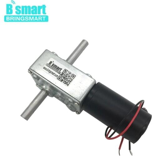 5840-31zy 12V Dc Gear Motor 24V Dc Worm Gear Motor With Double Shaft Motors Reversed And Self-lock For Automatic Clothes Hanger
