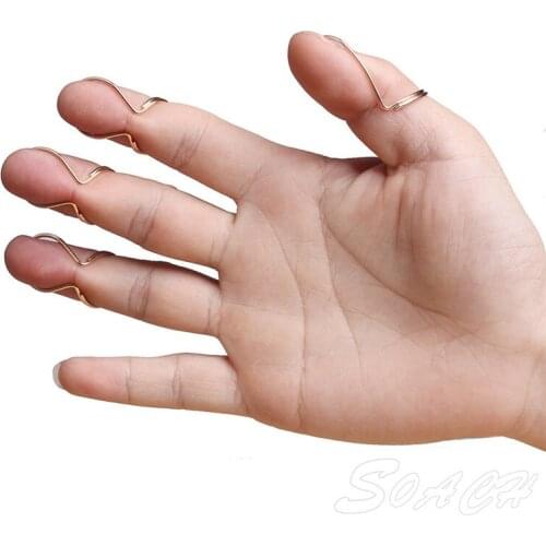 2 Colours 4Pcs/Set Adjustable Metal Thumb Finger Guitar Picks Forefinger Stretchable Good Pick Guitar Bass Accessories