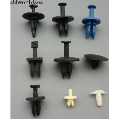 Shhworldsea 100pcs grille attachment plastic cover front air deflector reatainer radiator overflow bottle windshield hood seal