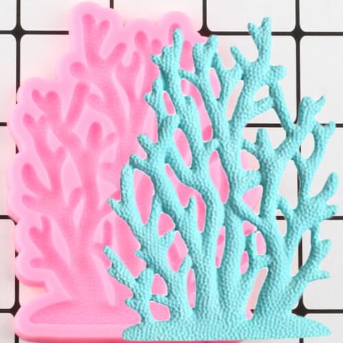 Seaweed Silicone Molds Coral Cake Border Fondant Mold Cake Decorating Tools Cupcake Candy Resin Clay Chocolate Gumpaste Moulds