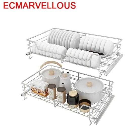 Drainer Accesorios Organizar Para Armario Drawer for Stainless Steel Cozinha Cocina Organizer Kitchen Cabinet Storage Basket