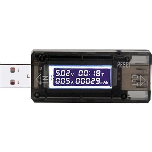 USB Current Voltage Capacity Tester Volt Current Voltage Detect Charger Capacity Tester Meter Mobile Power Detector Battery Test